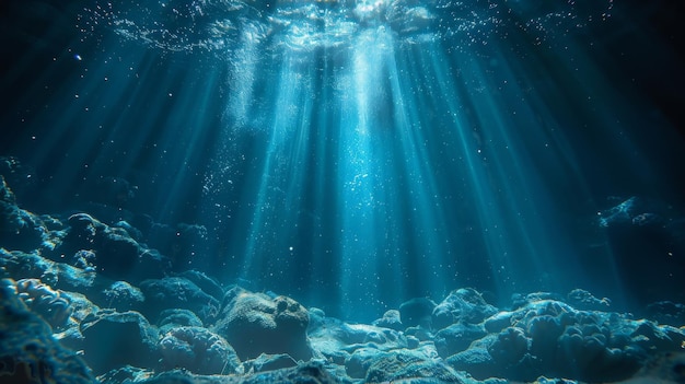 Foto ein strahl strahlenden weißen lichts schießt nach oben und repräsentiert den fluss des höheren bewusstseins und