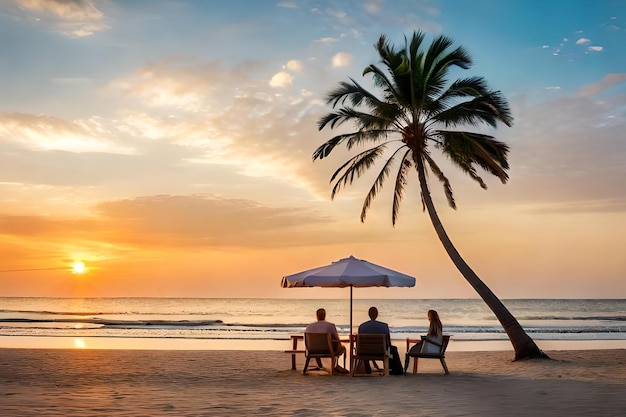 Ein Strand am oder in der Nähe des Hotels