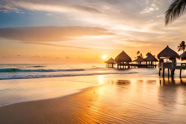 Ein Strand am oder in der Nähe des Hotels