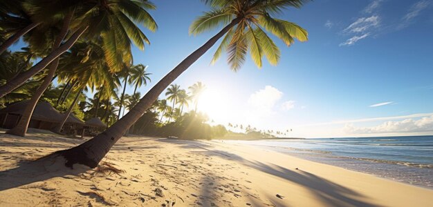 Ein Strand am oder in der Nähe des Resorts