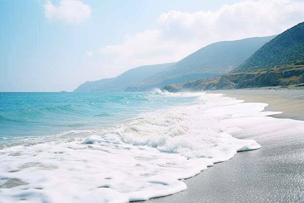 Ein Strand und die Ägäis