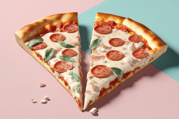 ein Stück Pizza mit der Aufschrift „Käse“.