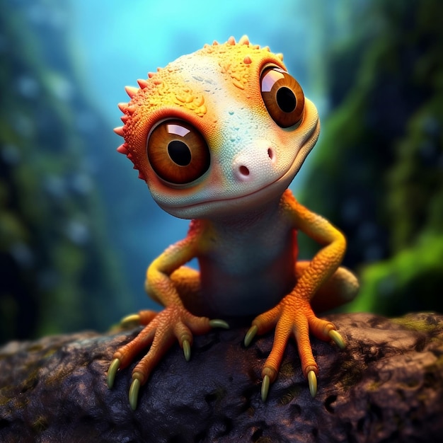 Ein süßer Gecko