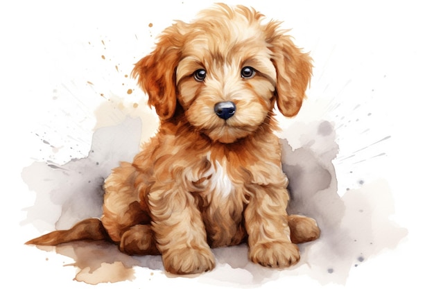 Ein süßer Goldendoodle-Hund