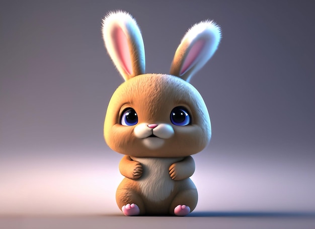 Ein süßes Kaninchenbaby