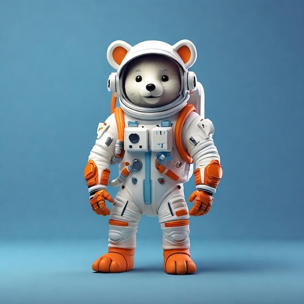 Ein süßes Tier-Astronaut