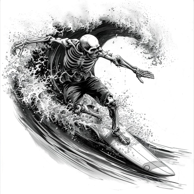 Ein Surfer fährt vor der Sonne auf einer Welle
