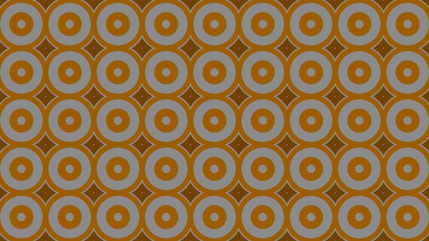 ein Tapetendesign mit einem Kreis und einem Kreis in Gelb und Orange.