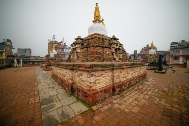 Ein Tempel im Zentrum von Kathmandu