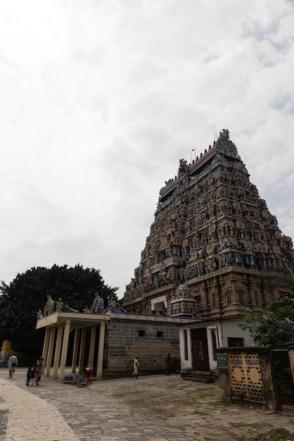 Ein Tempel in der Stadt Madurai