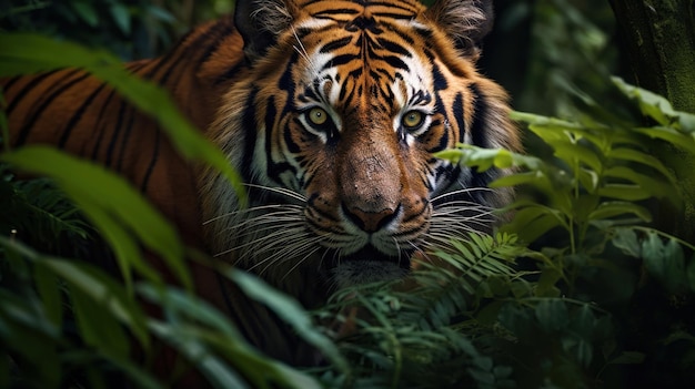 ein Tiger im Dschungel