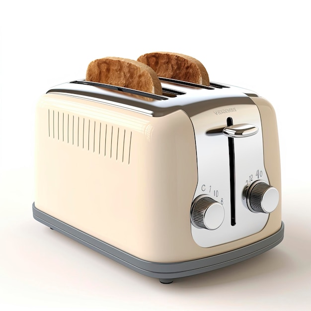 Ein Toaster mit zwei Toastern darauf