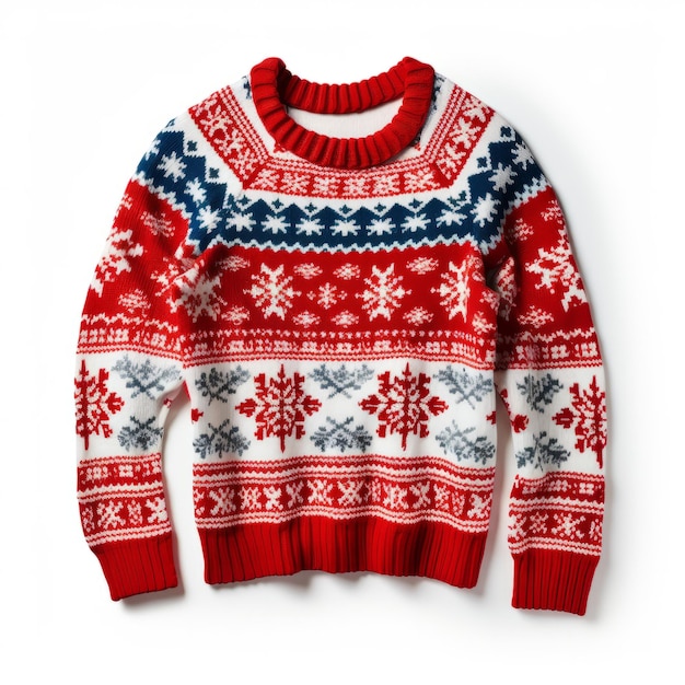 Ein traditioneller feierlicher Wintersaison Weihnachten hässlicher Pullover