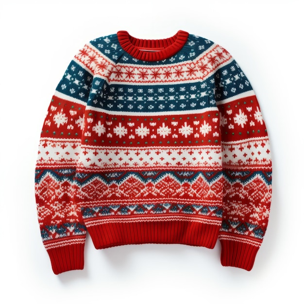 Ein traditioneller feierlicher Wintersaison Weihnachten hässlicher Pullover