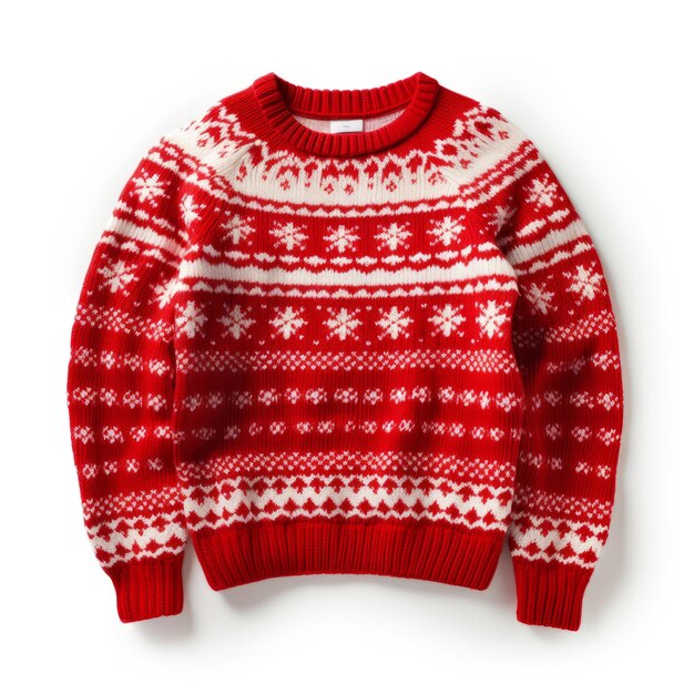 Ein traditioneller feierlicher Wintersaison Weihnachten hässlicher Pullover