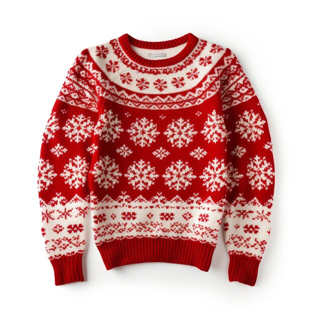 Ein traditioneller feierlicher Wintersaison Weihnachten hässlicher Pullover