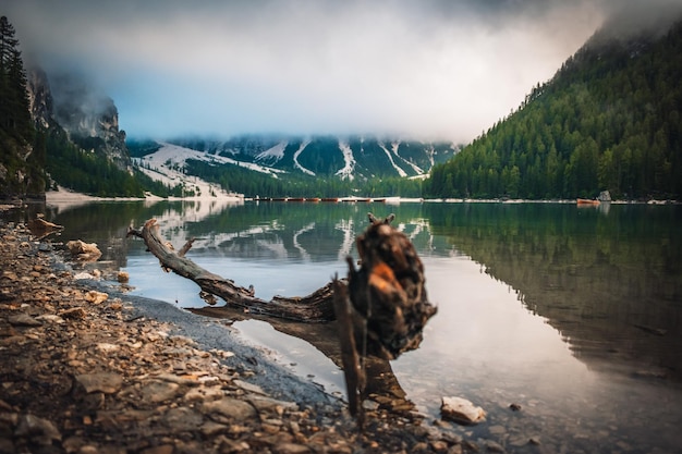 Ein traumhafter Ausblick auf den Pragser Wildsee