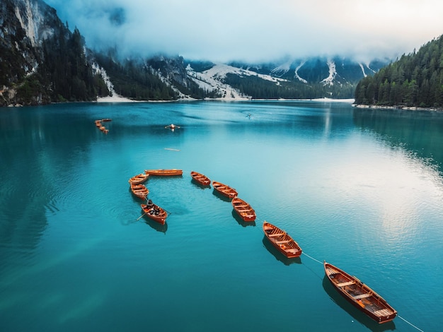 Ein traumhafter Ausblick auf den Pragser Wildsee