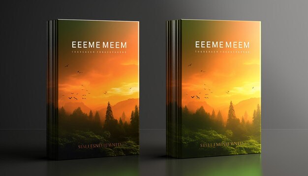 Foto ein umwelthema buchcover-design einfache atmosphäre hyper-qualität hohe auflösung