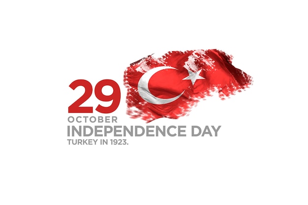 Ein Unabhängigkeitstag der türkischen Flagge Nationaltag