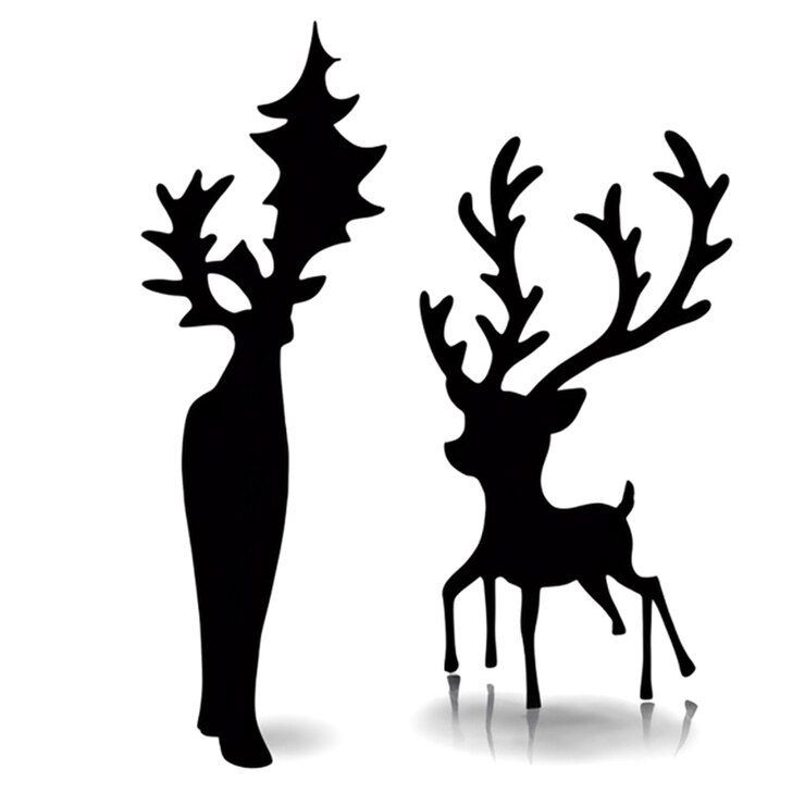 Foto ein vektor-silhouette-bild von weihnachtsstöcken mit weißem hintergrund