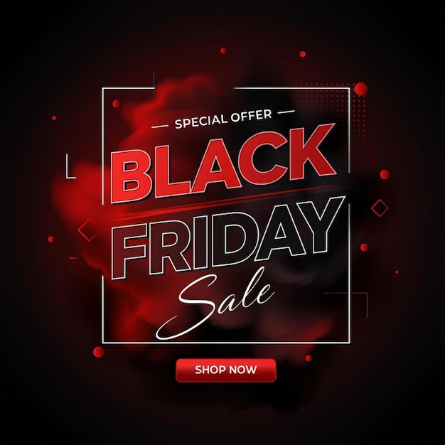 ein Verkaufsschild mit der Aufschrift Black Friday Sale