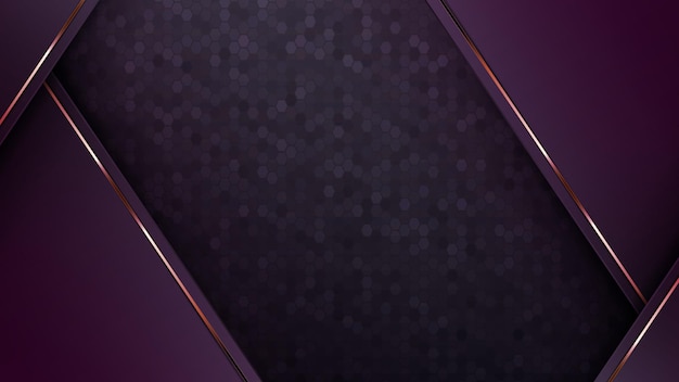 Ein violett-schwarzer Hintergrund mit einem violetten Rand und dem Wort „darauf“.