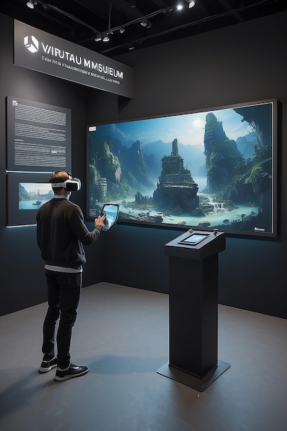 Ein Virtual-Reality-Museum, das die Geschichte des digitalen Bereichs präsentiert