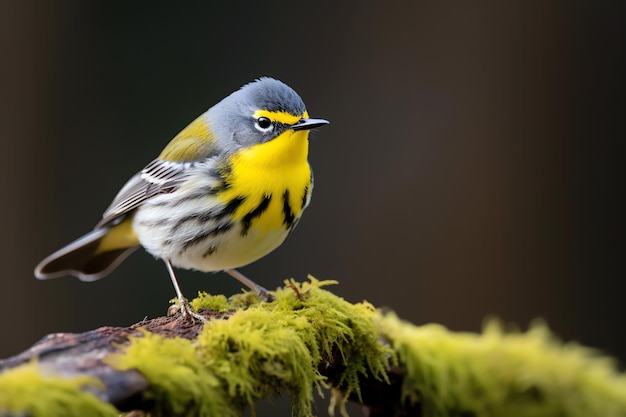 ein Vogel, der auf einem Ast steht