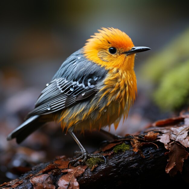 ein Vogel mit den Buchstaben r darauf