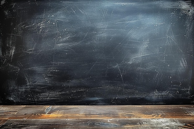 Ein von Kreide gefärbter Blackboard-Hintergrund, der die Schönheit des faszinierenden Kontrasts erforscht