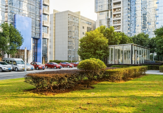 Ein Waldstadtpark in Chongqing, China