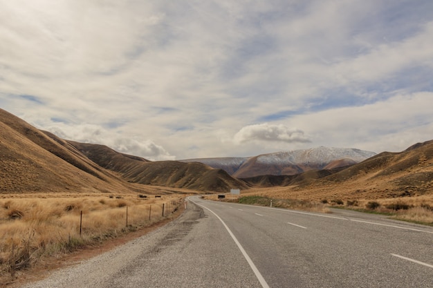 Ein Weg zum Fox Glacier, Neuseeland.