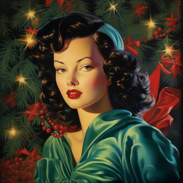 Ein Weihnachtsgemälde von Wladimir Tretchikoff