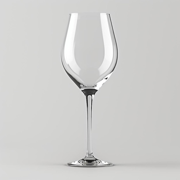 ein Weinglas sitzt auf einem Tisch