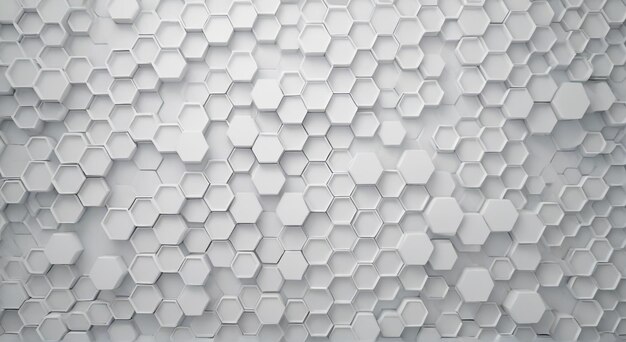 ein weißer Hintergrund mit einem weißen Hintergrund eines weißen sechseckigen Musters