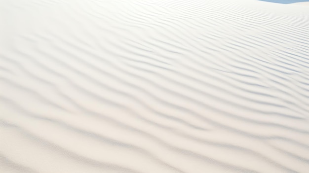 ein weißer Sand mit Wellen