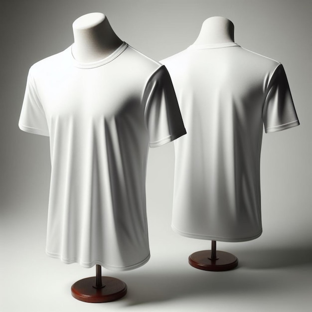 ein weißes Hemd mit einem weißen Hemd, auf dem T-Shirt steht