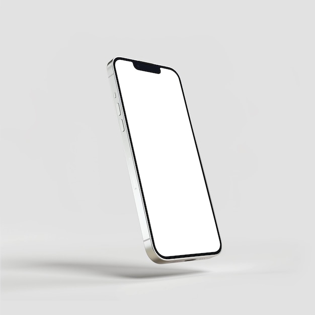 ein weißes Telefon mit einem silbernen Gehäuse, auf dem unten LG steht