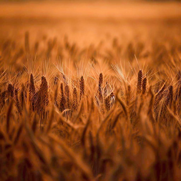 Foto ein weizenfeld mit dem wort weizen darauf