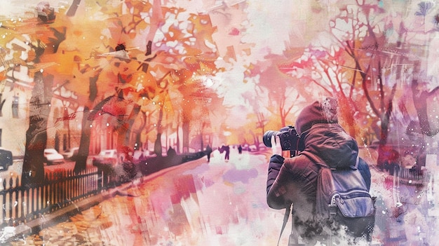 Ein Wort Natur Akwarellfotografie Kunsttag