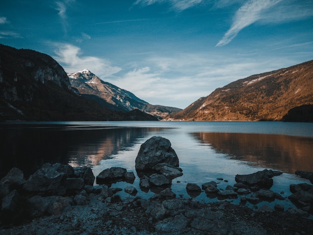 Ein wunderschöner Blick auf den Molvenosee