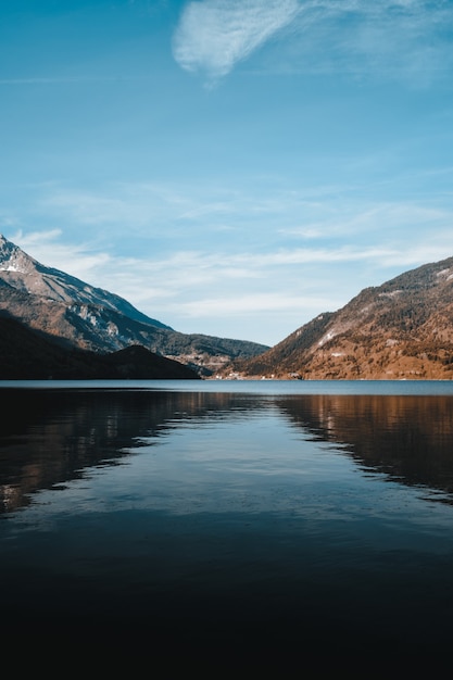 Ein wunderschöner Blick auf den Molvenosee