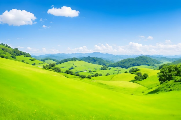 Ein wunderschöner, durch KI erzeugter Naturboden