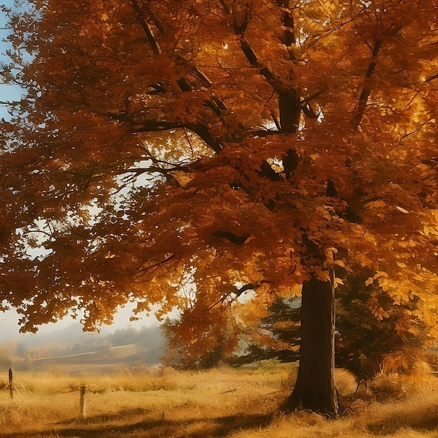 ein wunderschöner Herbstbaum