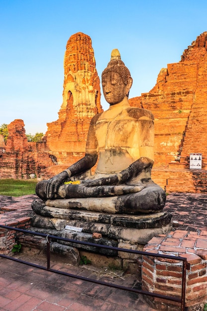 Ein wunderschöner Panoramablick auf Ayutthaya in Thailand