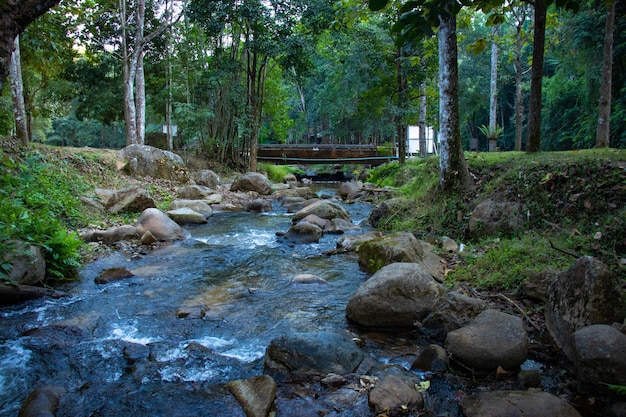 Ein wunderschöner Panoramablick auf Chiang Rai in Thailand