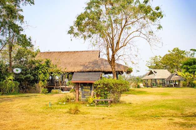 Ein wunderschöner Panoramablick auf Chiang Rai in Thailand