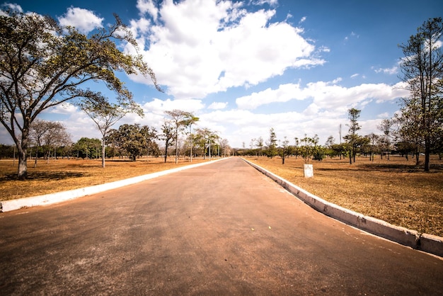 Ein wunderschöner Panoramablick auf die brasilianische Hauptstadt Brasilia