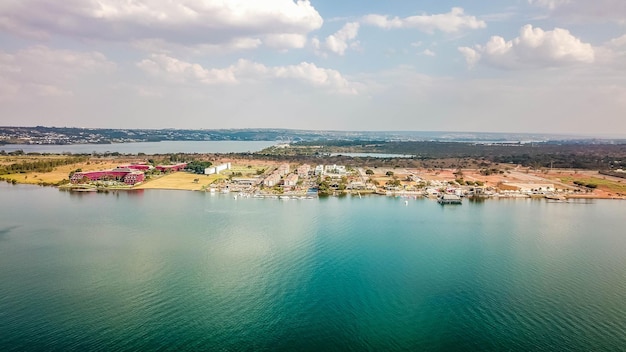 Ein wunderschöner Panoramablick auf die brasilianische Hauptstadt Brasilia